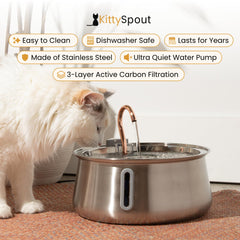 KittySpout bandeja superior apta para lavavajillas facilita limpieza rápida