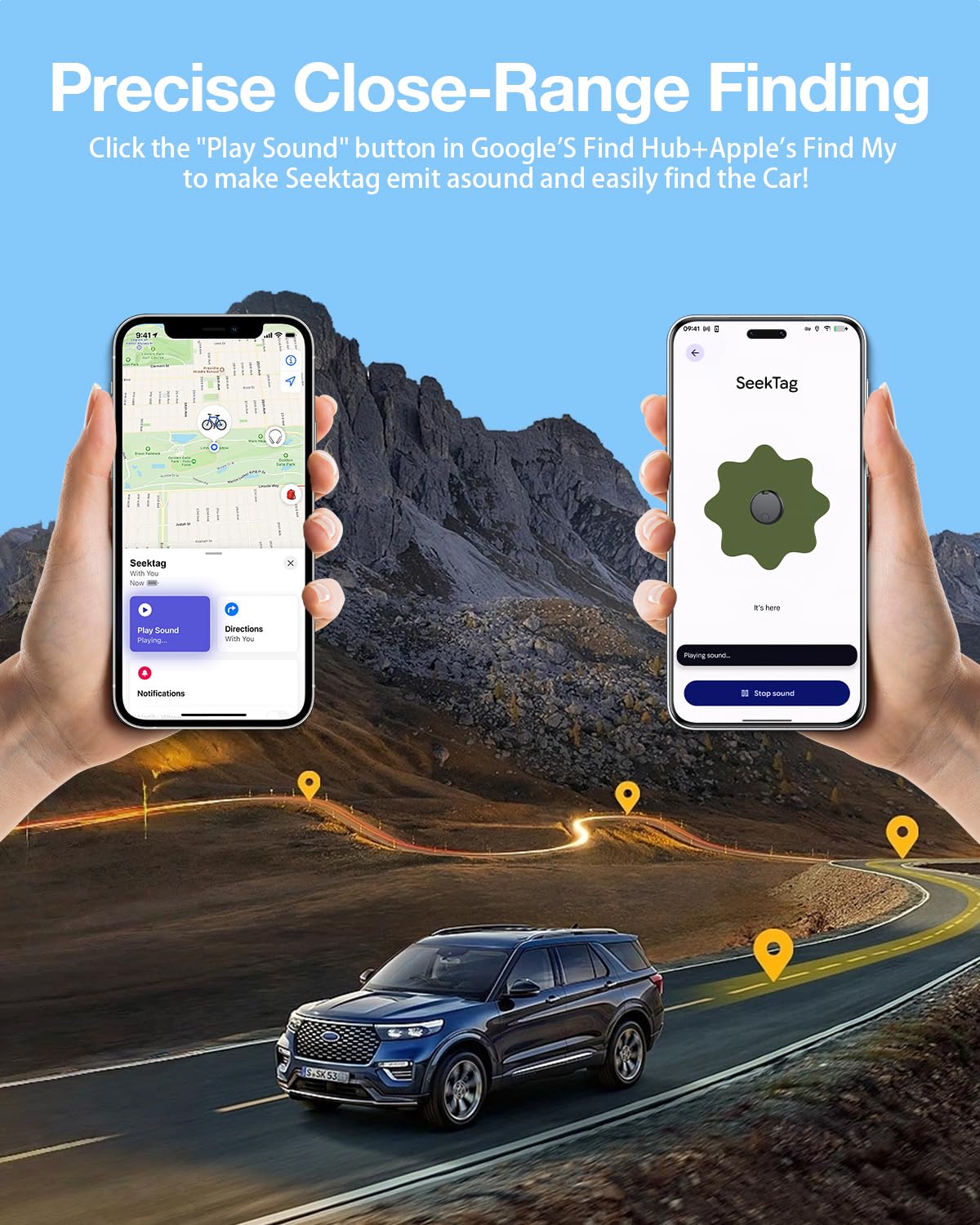 KIUP colocado bajo la carrocería del coche mostrando su discreción y sujeción