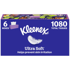Kleenex caja frontal mostrando el diseño y comodidad del producto