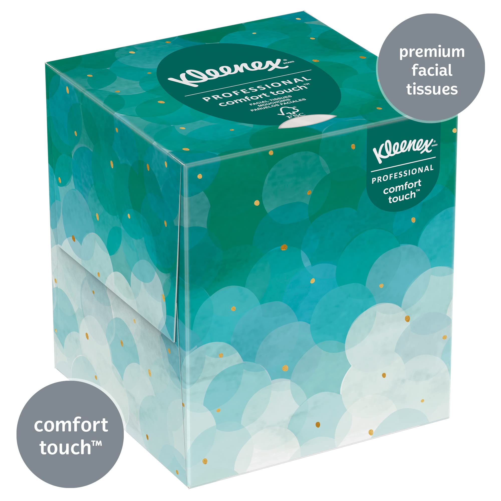 Kleenex primer plano de textura de pañuelo que resalta suavidad