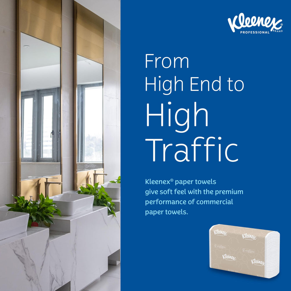 Kleenex etiqueta FSC y ECOLOGO visible que respalda compra responsable