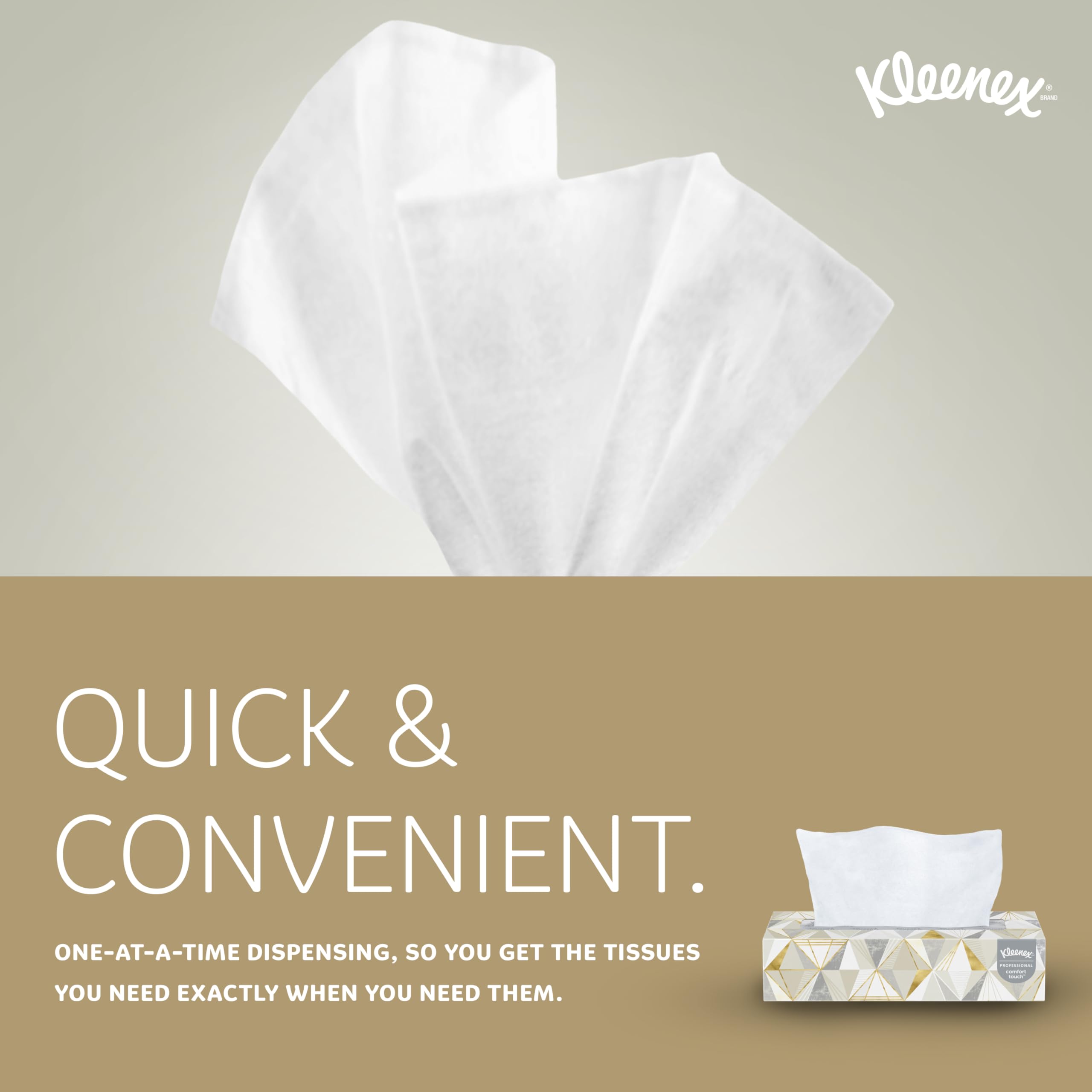 Kleenex etiqueta FSC visible subrayando responsabilidad forestal