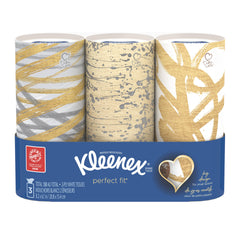 Kleenex Perfect Fit frente del empaque que muestra diseño compacto y práctico