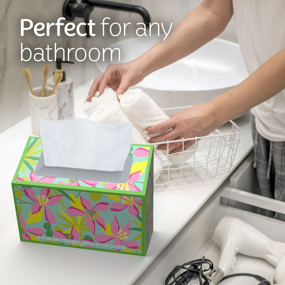 Kleenex varias cajas con diferentes diseños que encajan en la decoración