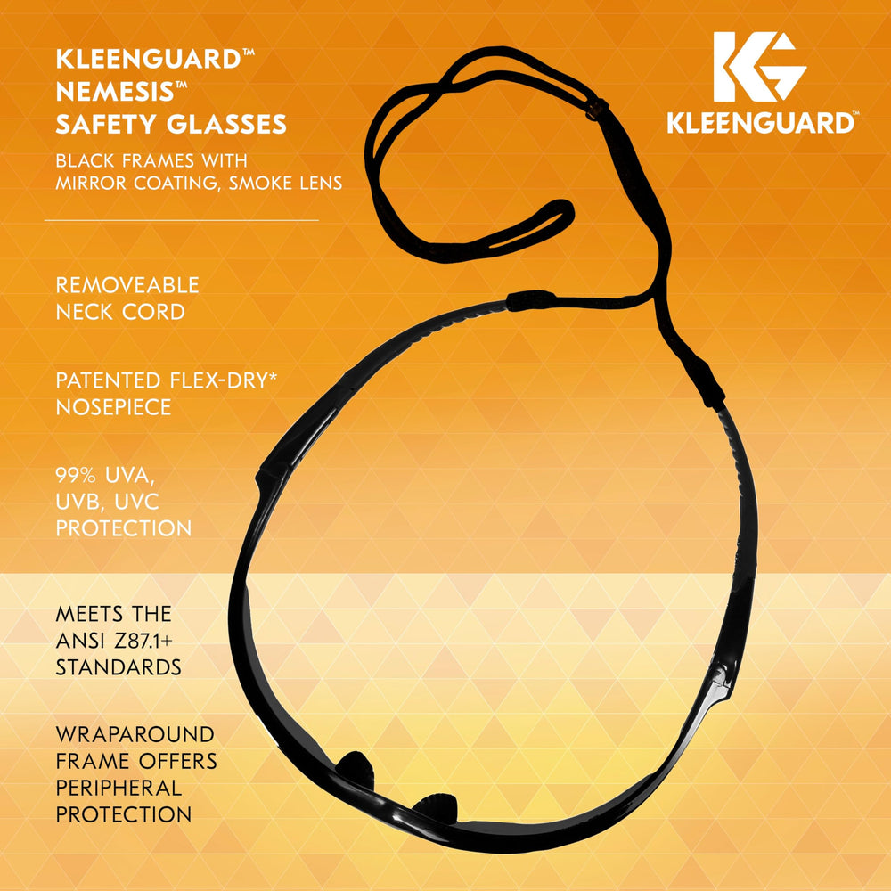 KleenGuard gafas Nemesis en actividad exterior reduciendo deslumbramiento y aumentando visibilidad
