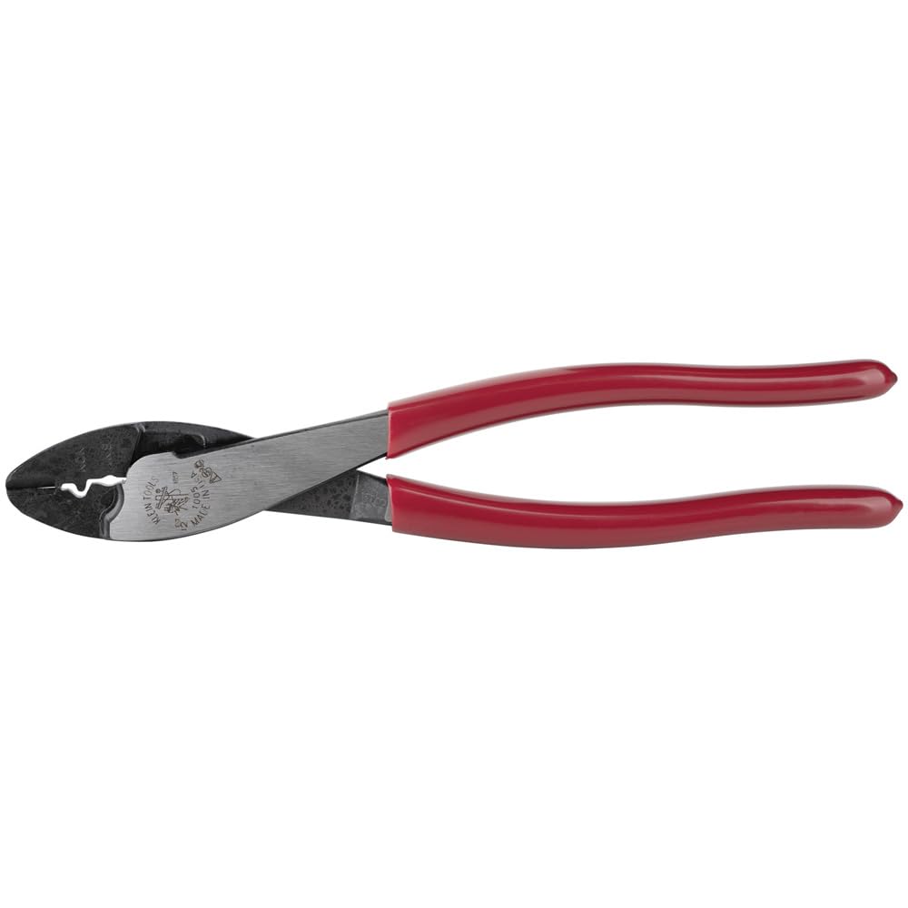 Klein Tools vista frontal de la pinza 1005 mostrando diseño profesional