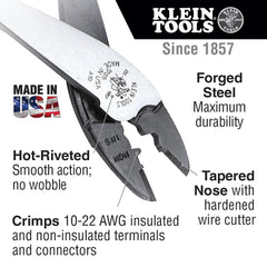 Klein Tools primer plano de punta cónica para accesos en espacios reducidos