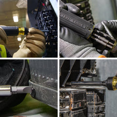 Klein Tools detalle del collar que ajusta la dirección de la carraca