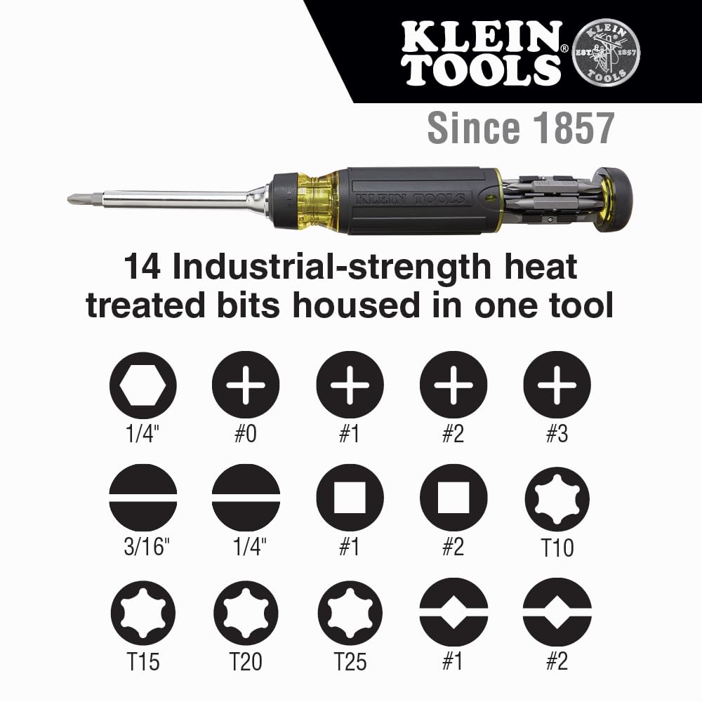 Klein Tools puntas dobles alojadas en el mango para acceso rápido