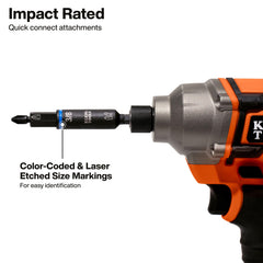Klein Tools 32500HD portapuntas magnético que retiene tornillos fácilmente