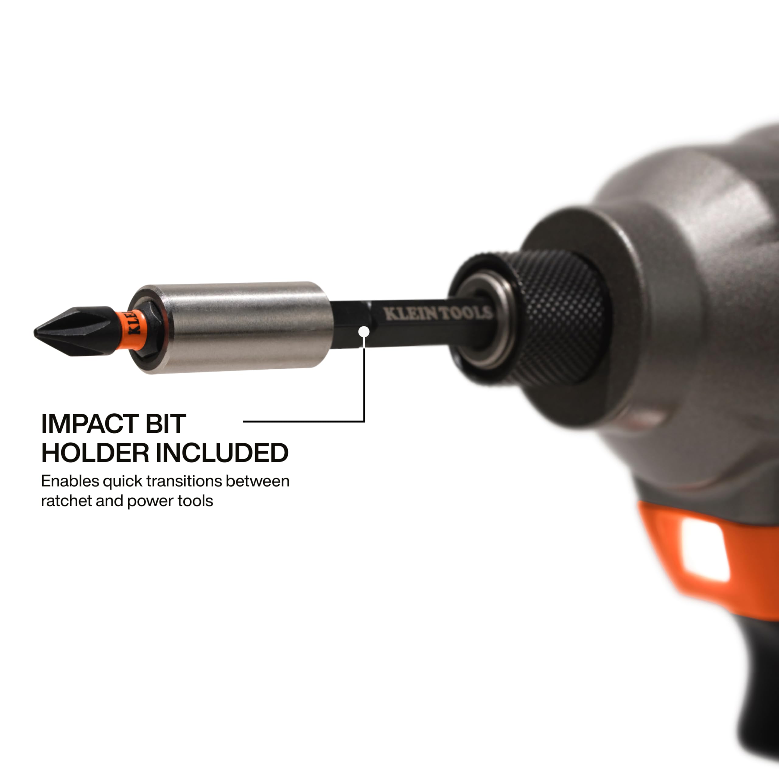 Klein Tools escala del set en mano mostrando tamaño portátil