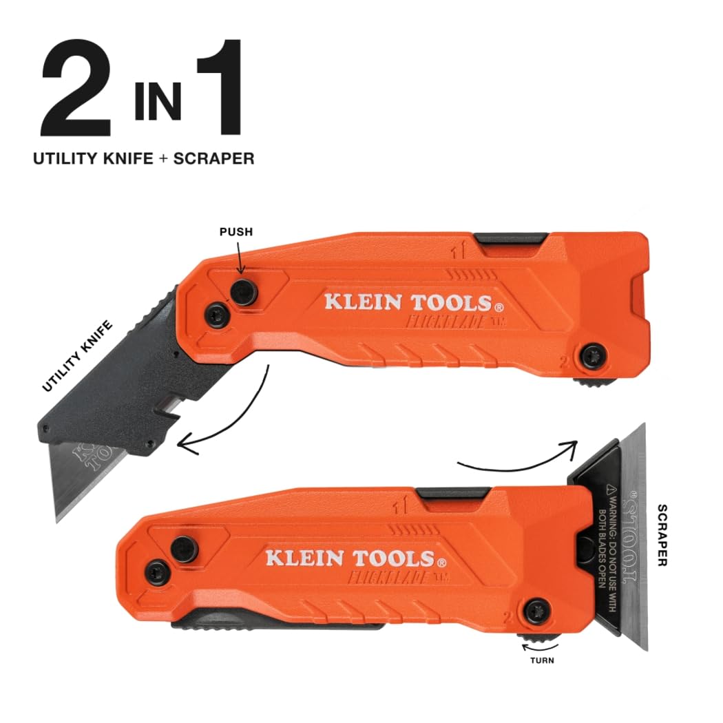 KLEIN TOOLS detalle del cuerpo de aluminio resistente y acabado duradero