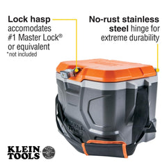 Klein Tools compartimento interno para teléfono, llaves y utensilios