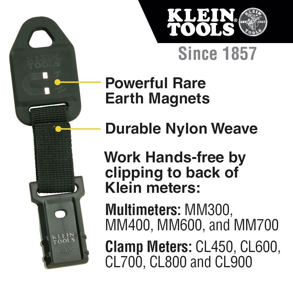 Klein Tools imanes de tierras raras en primer plano para sujeción segura