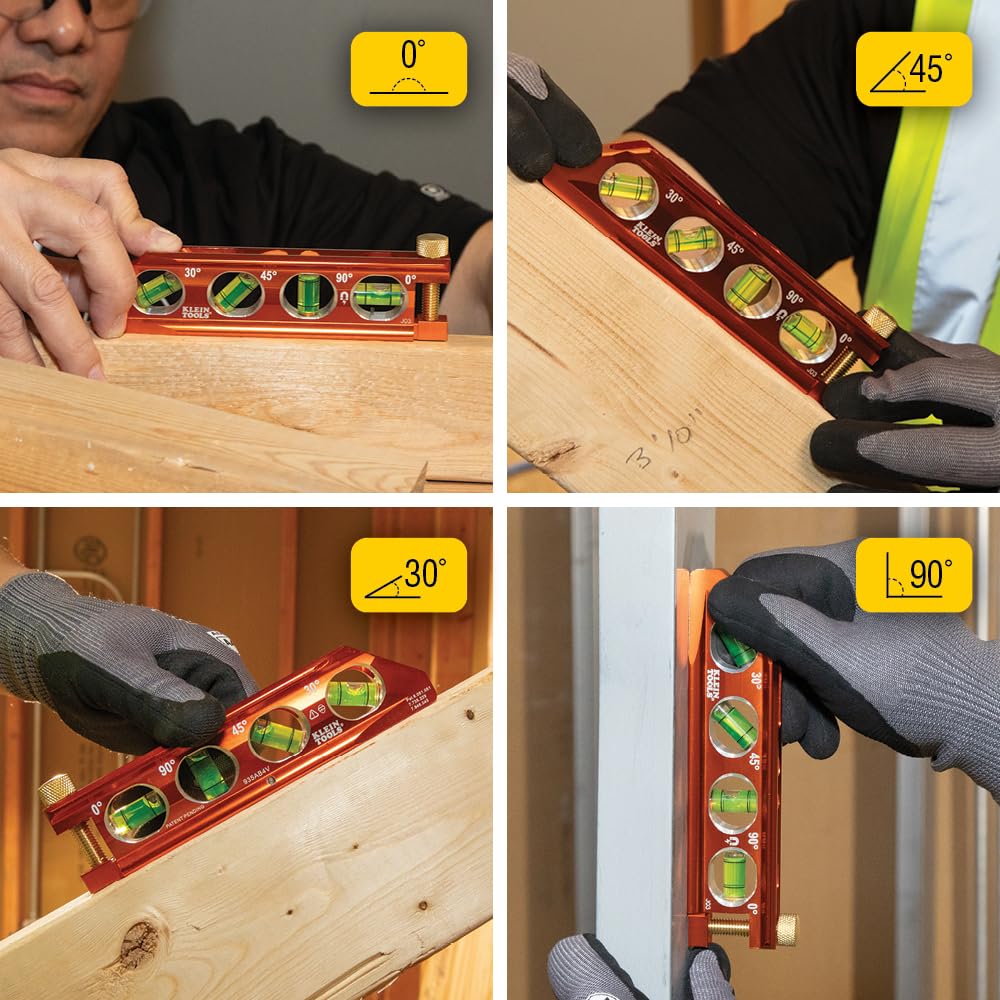 Klein Tools comparación de tamaño en mano para valorar portabilidad