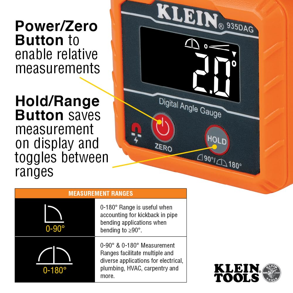 Klein Tools 935DAG pantalla de alto contraste para lecturas rápidas