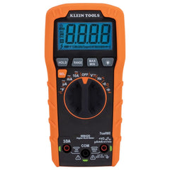KLEIN TOOLS MM420 frente del panel mostrando selector y botones para uso profesional