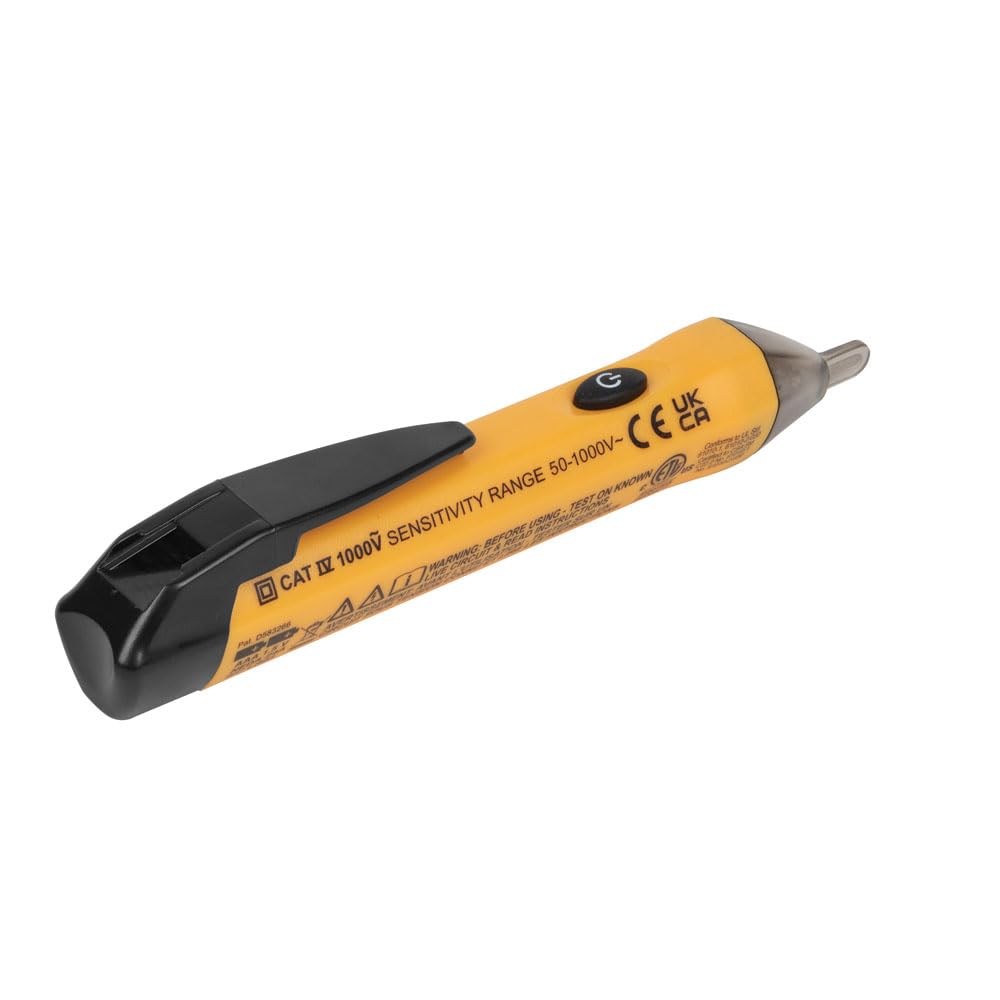 Klein Tools NCVT1P LED rojo intermitente y alarma audible para seguridad