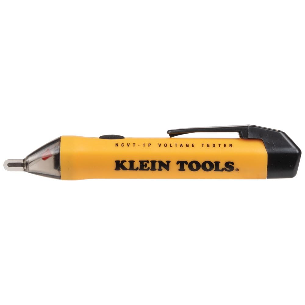 Klein Tools NCVT1P embalaje y etiqueta con especificaciones visibles