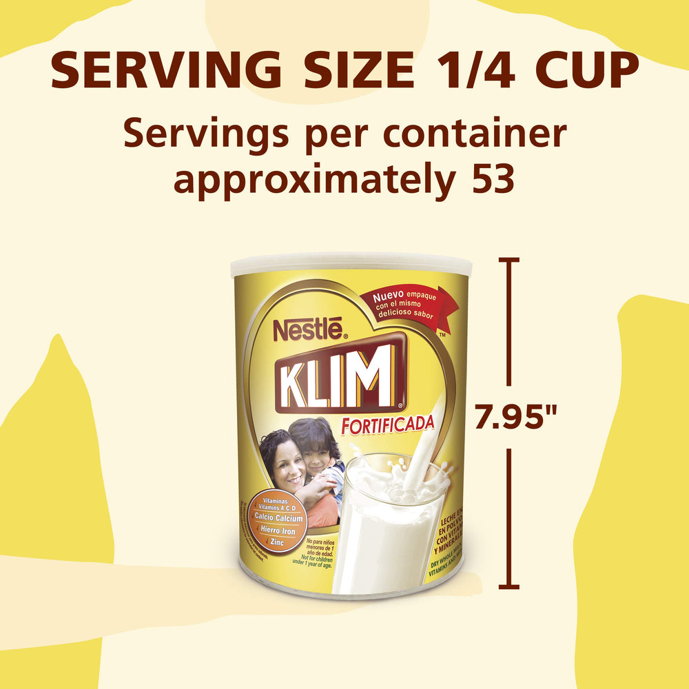 KLIM escena familiar en desayuno usando leche en polvo para todo uso