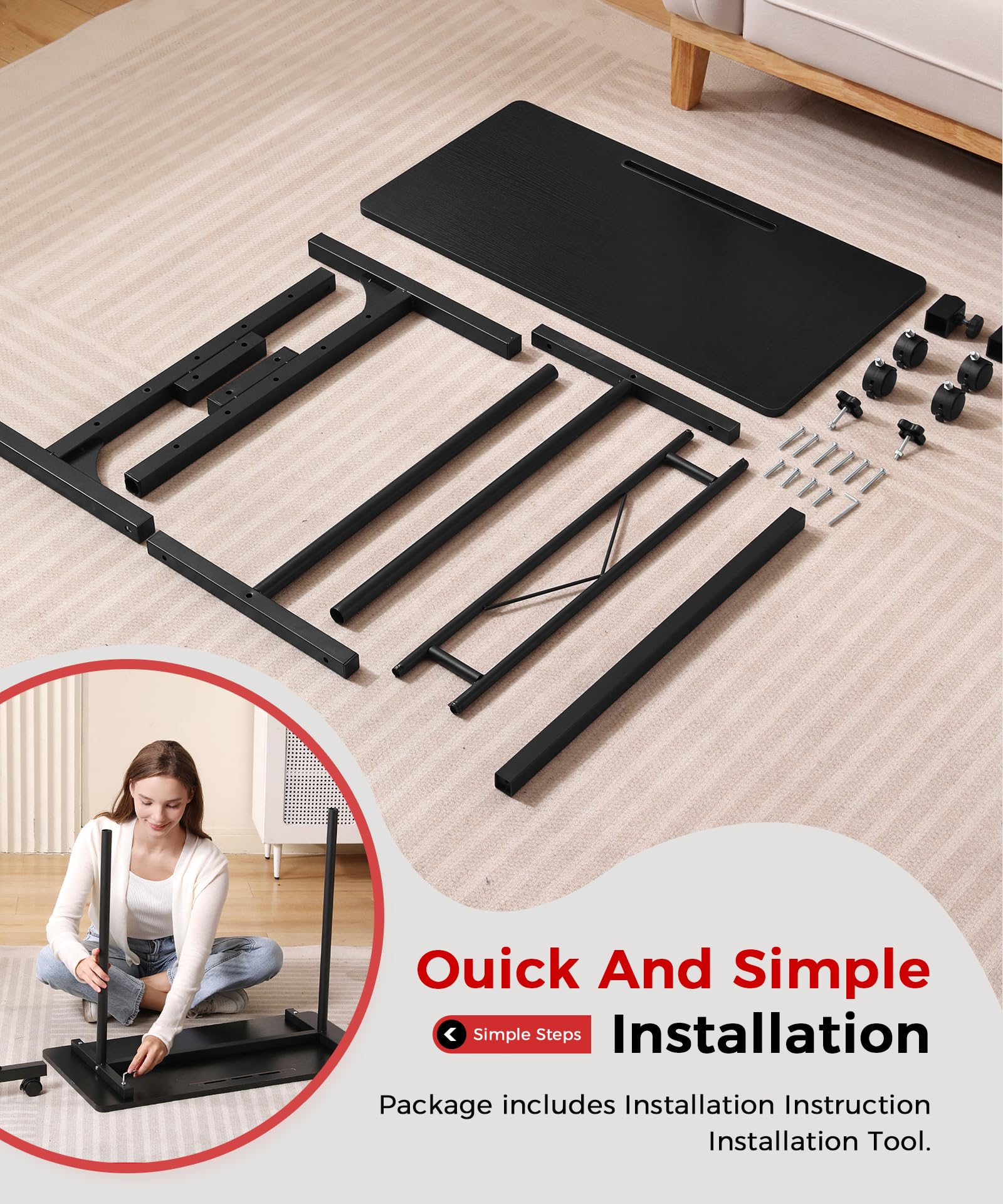 KLSMYHOKI comparación de tamaño junto a una silla para referencia de escala