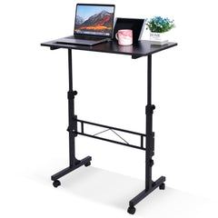 KLSMYHOKI vista frontal del escritorio móvil que maximiza la ergonomía