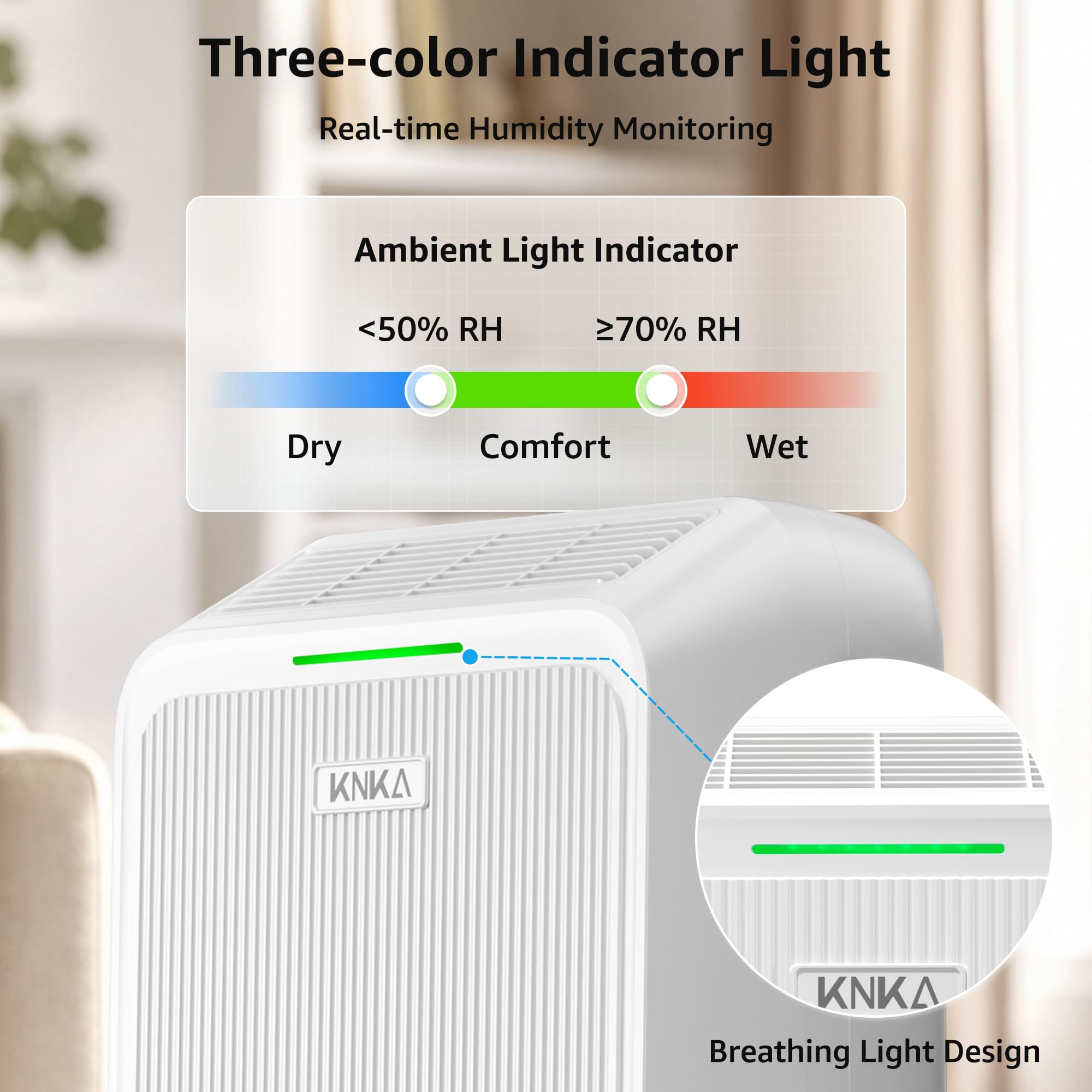 KNKA en un sótano práctico para controlar humedad y proteger pertenencias