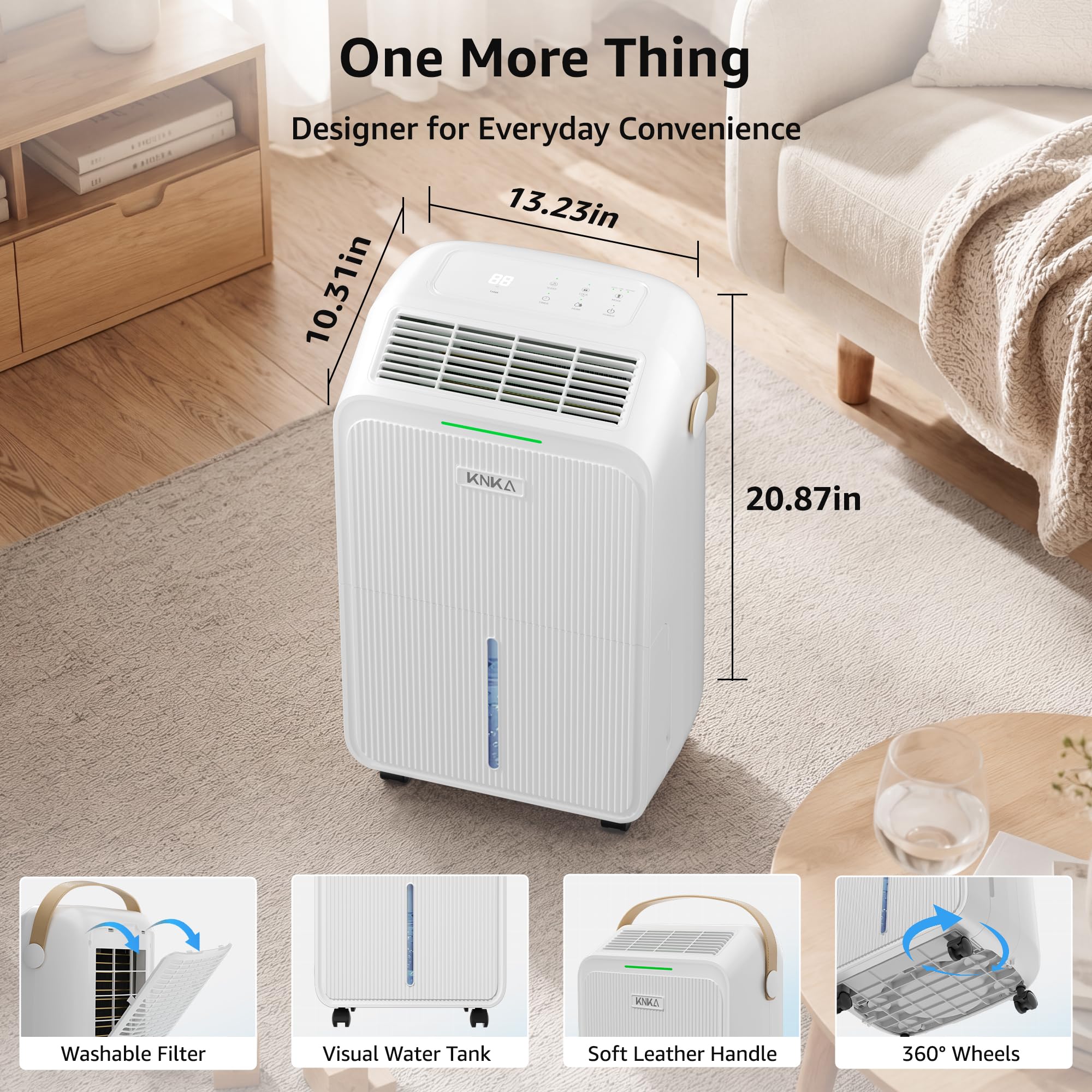 KNKA filtro lavable listo para mantenimiento sencillo y ahorro