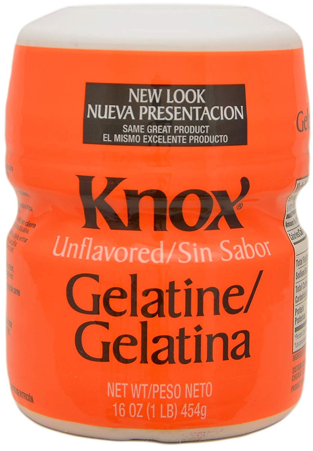 Knox front packaging showing 1 lb pouch and clear product benefit