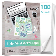 Koala paquete frontal mostrando 100 hojas y diseño compacto, ideal ahorro