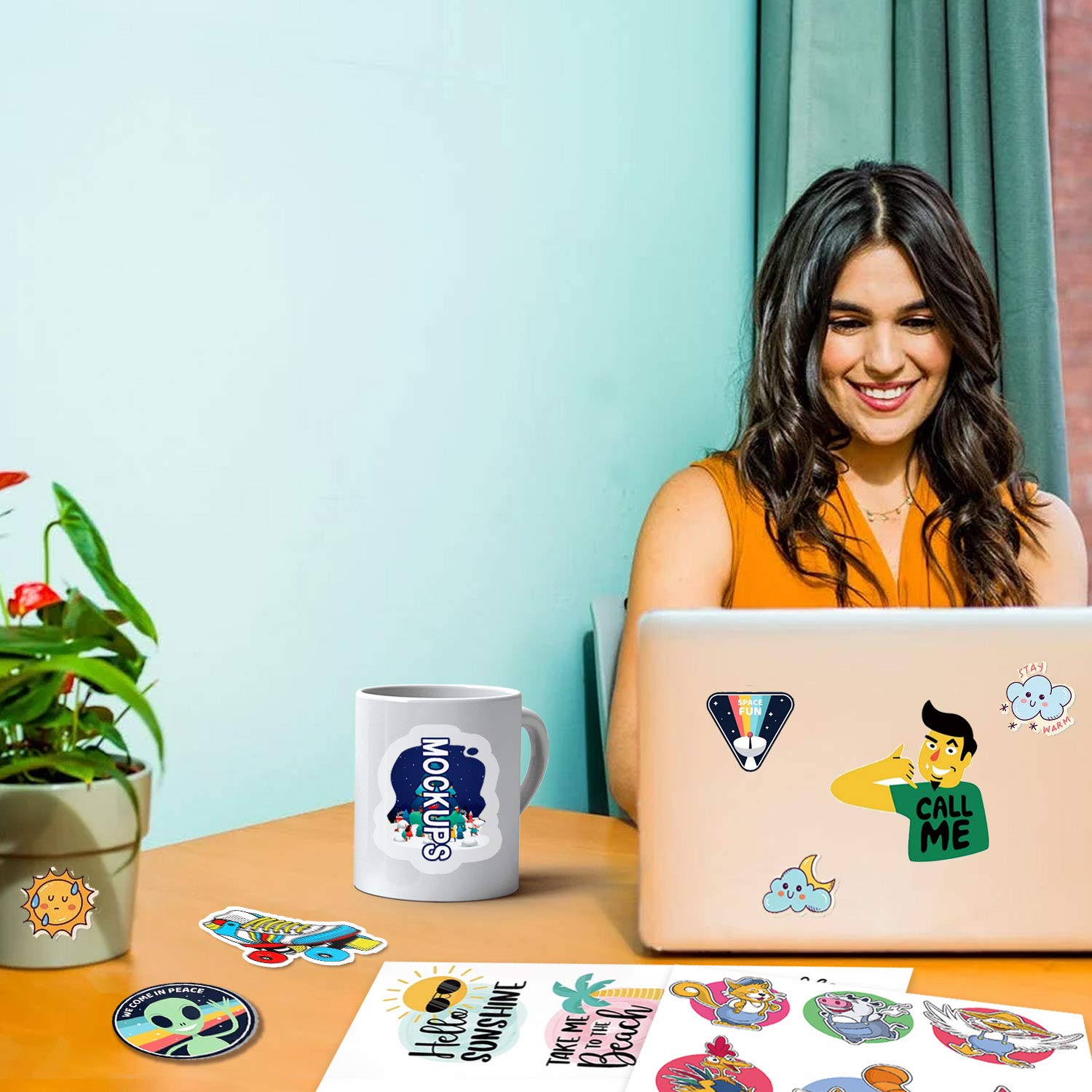 Koala stickers cortados a mano para proyectos DIY versátiles