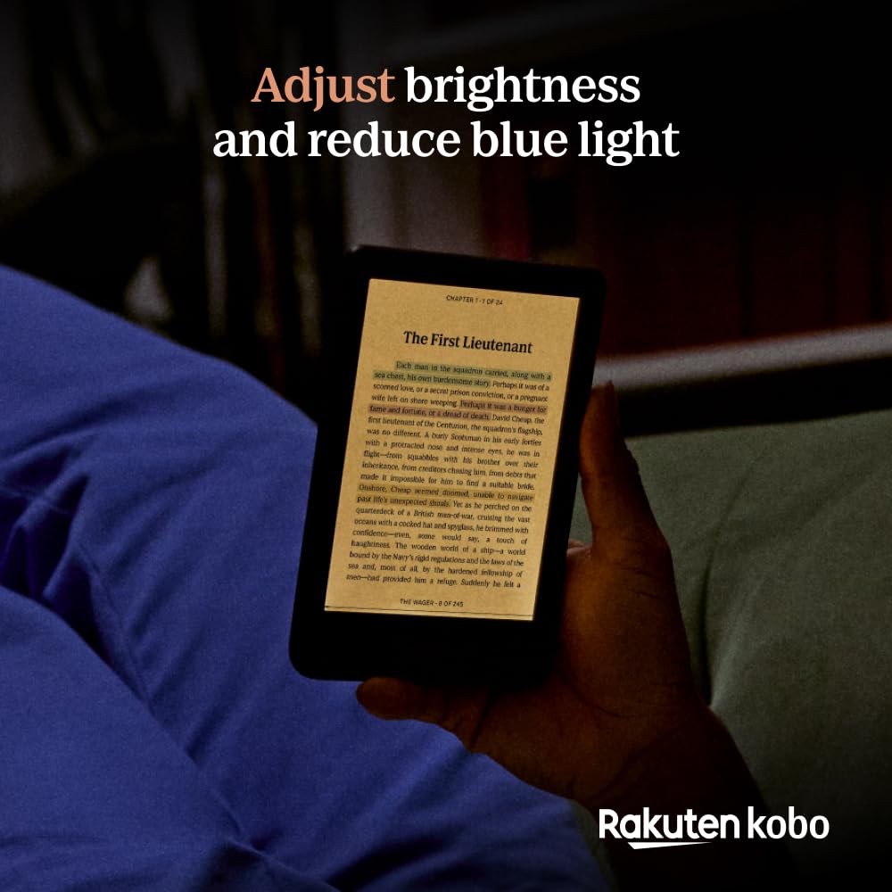 Kobo Clara Colour en mano demostrando ergonomía y lectura portátil