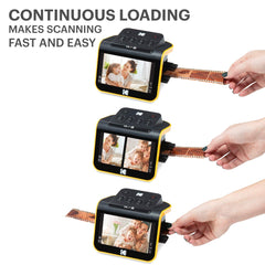KODAK adaptadores para 135 110 126 mm que facilitan escaneos sin recortes