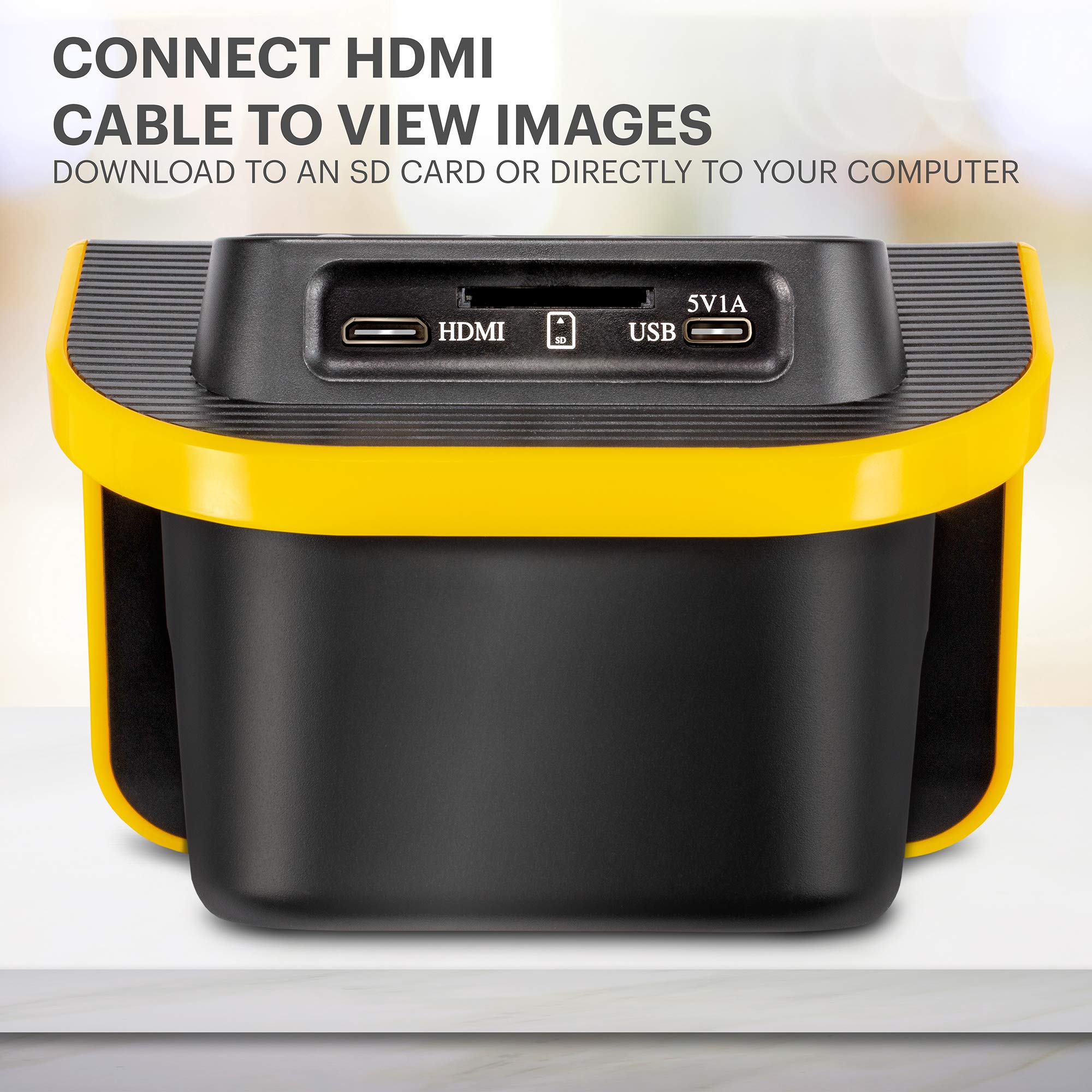 KODAK comparación de tamaño con mano para mostrar la escala compacta