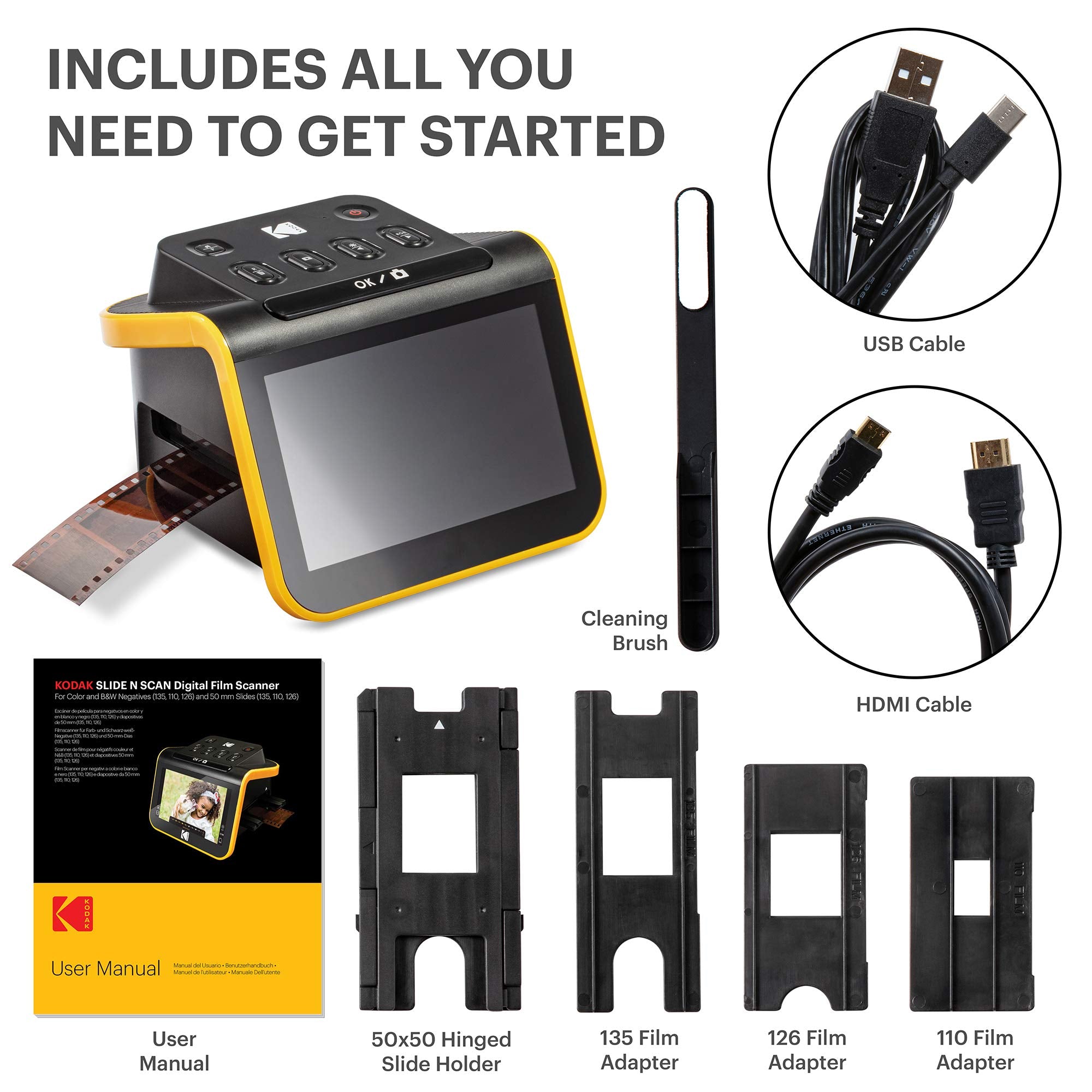 KODAK detalle del sensor que captura hasta 22MP para alta resolución