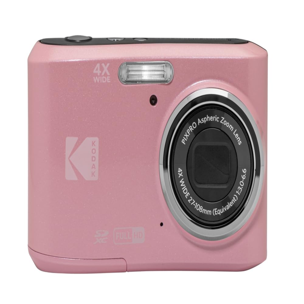 KODAK PIXPRO FZ45 detalle de lente 4x óptico para acercamientos nítidos