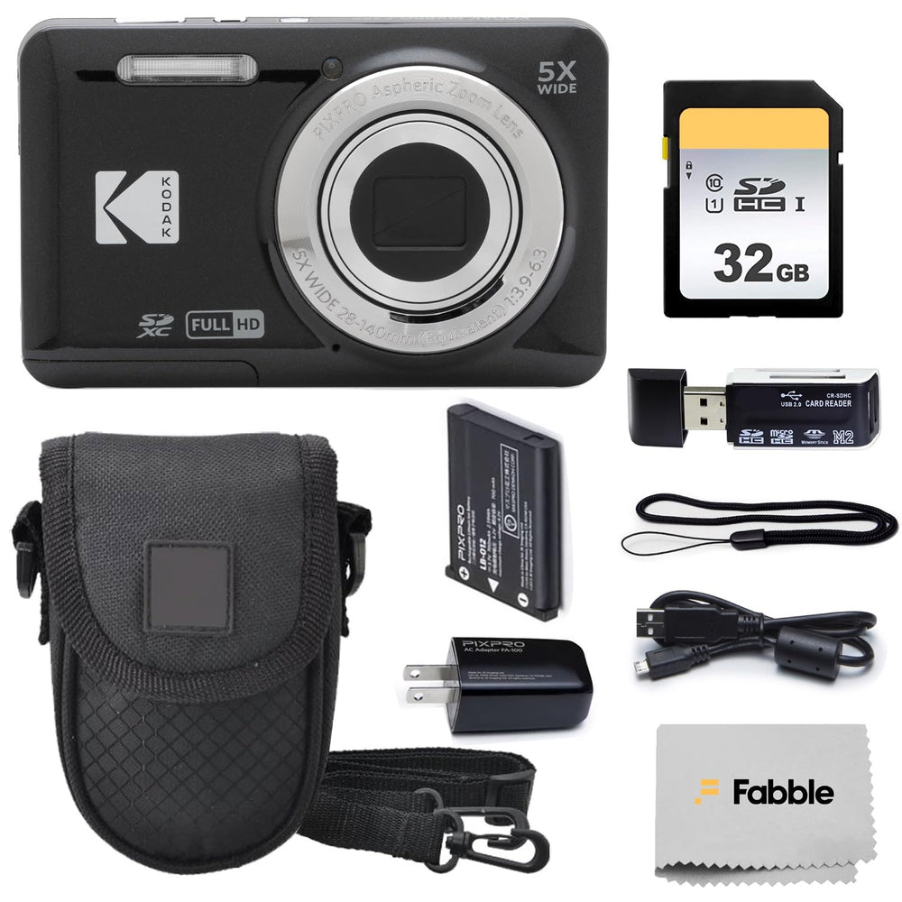 KODAK PIXPRO FZ55 frontal mostrando diseño compacto y fácil manejo