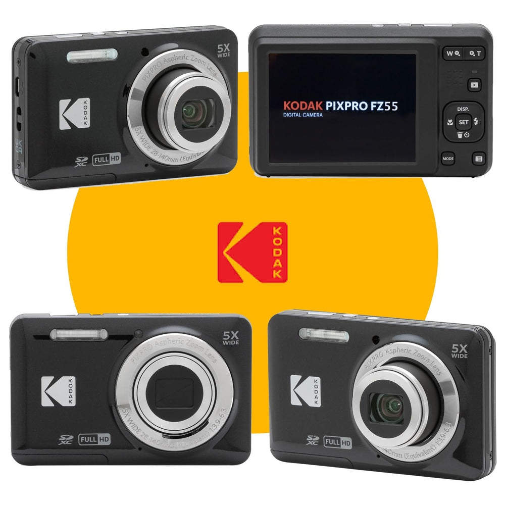 KODAK PIXPRO FZ55 pantalla LCD 2.7 pulgadas para componer y revisar fotos