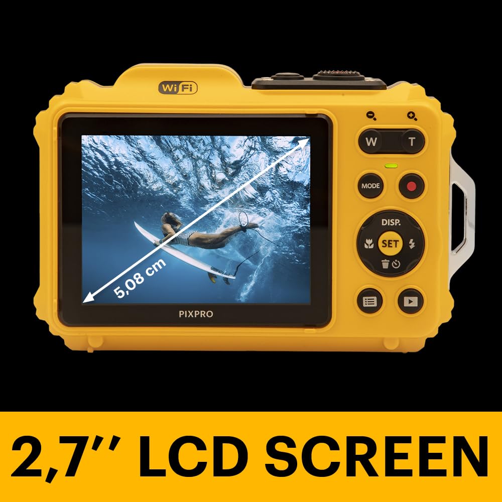 KODAK PIXPRO WPZ2 usada en playa para fotos en entornos arenosos