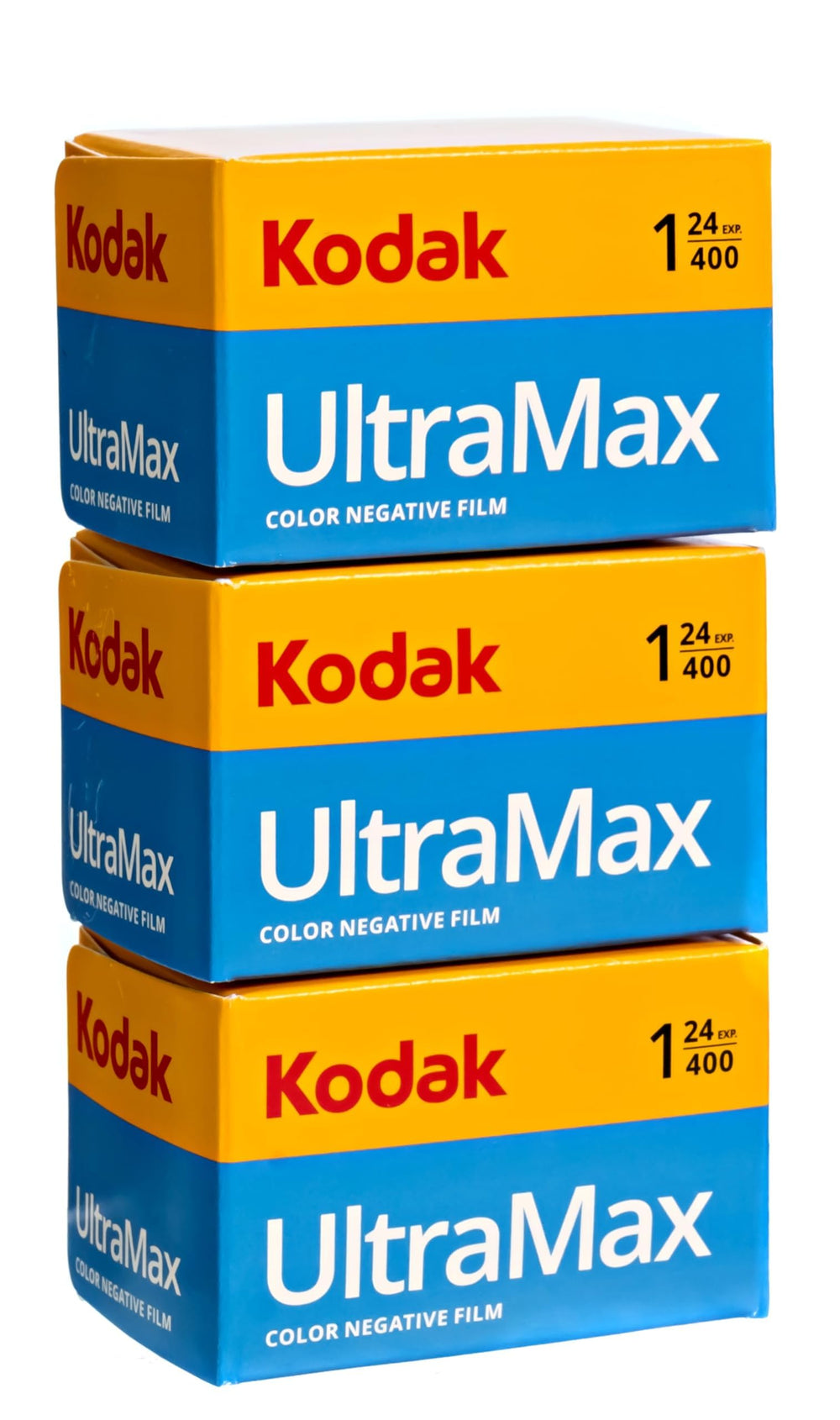 Eastman Kodak Company comparación de tamaño del rollo junto a una moneda para referencia