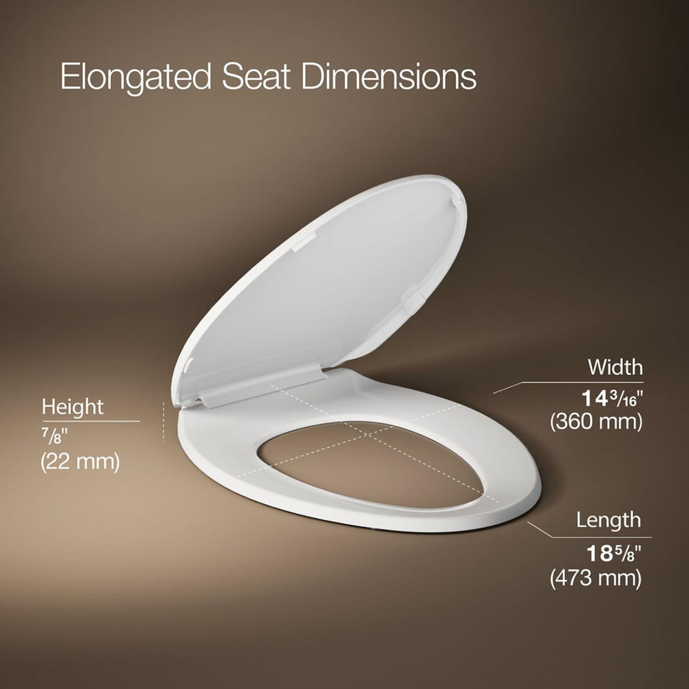 KOHLER Brevia bisagras color-matched que ofrecen aspecto uniforme
