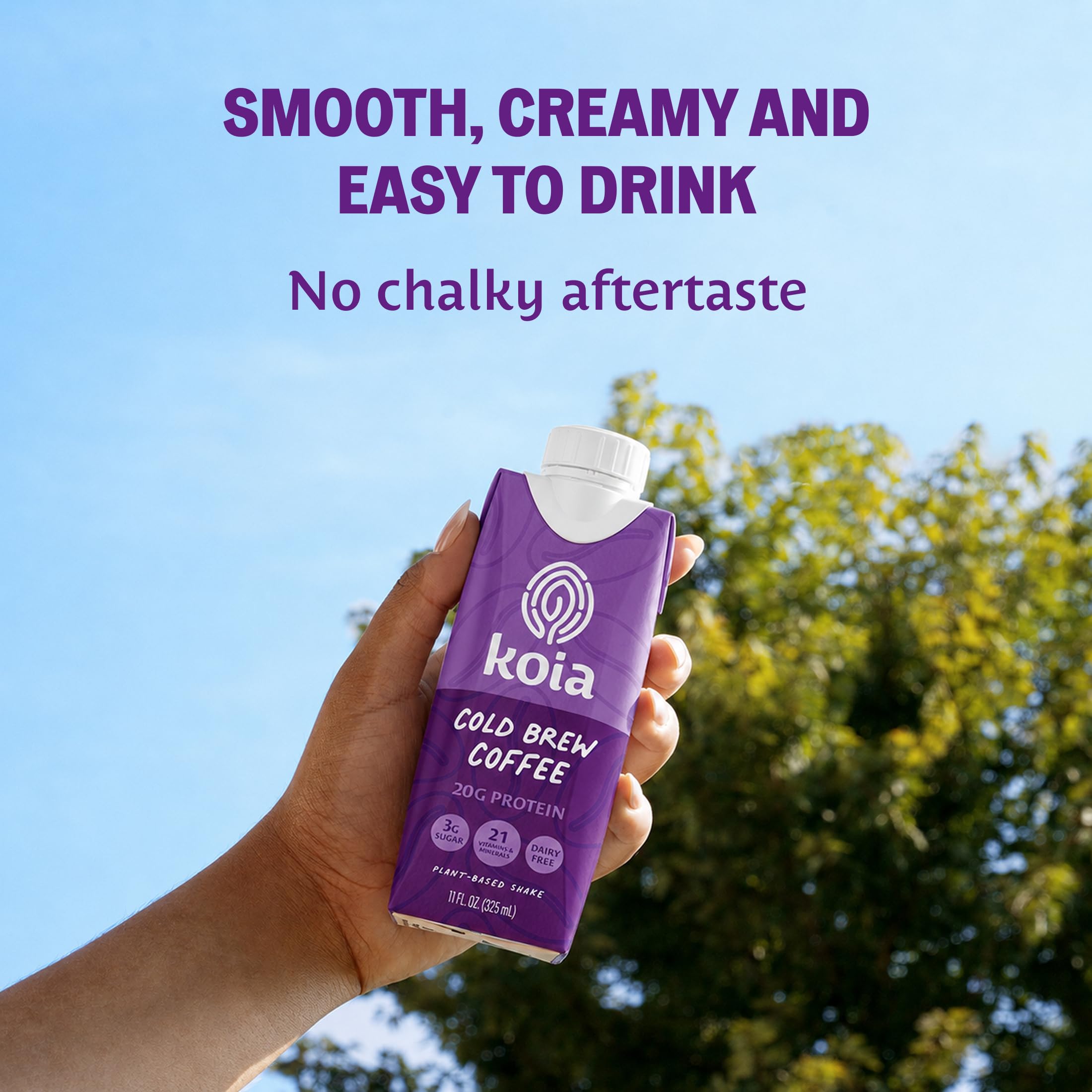 Koia ingredientes vegetales que ofrecen 20 g de proteína