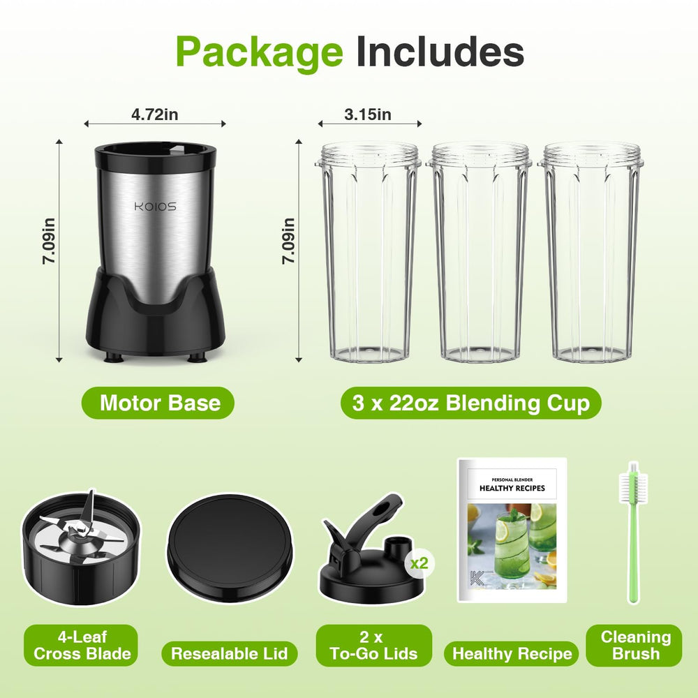 KOIOS kit completo con recetario y cepillo, todo lo necesario incluido