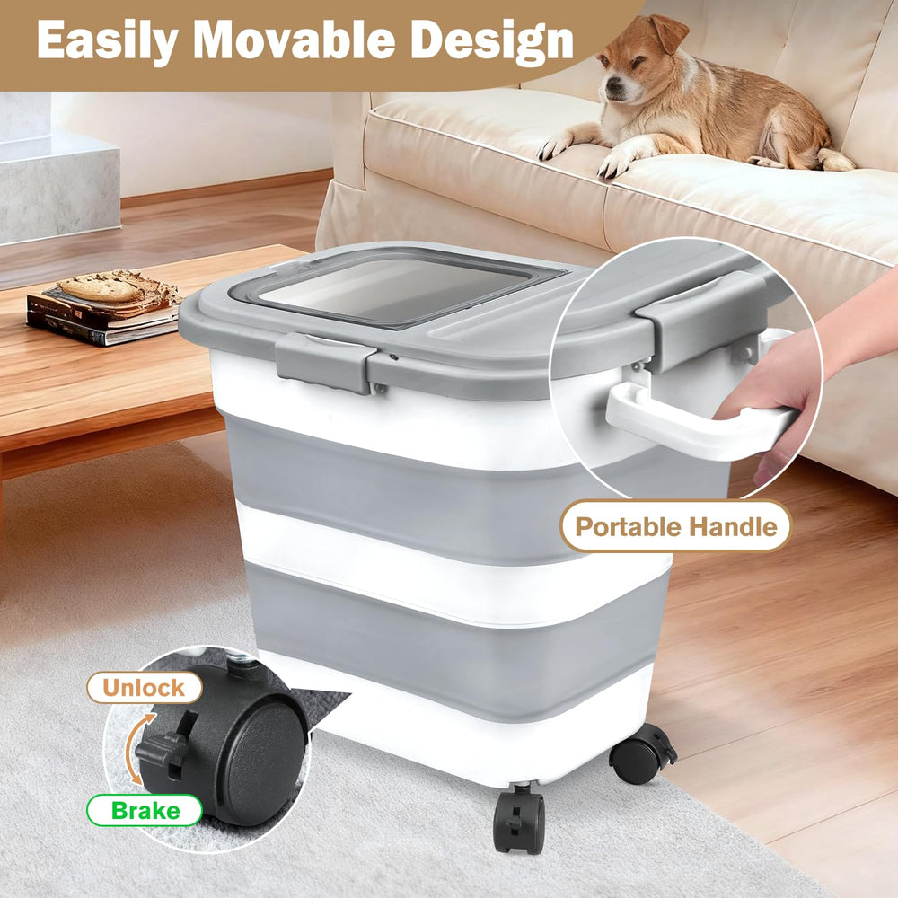Komzon cierre lateral con pestillo que mantiene el contenedor sellado