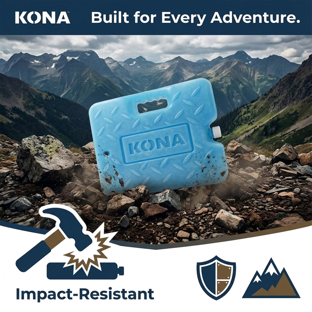 Kona detalle del cierre fuerte y costuras resistentes para evitar fugas