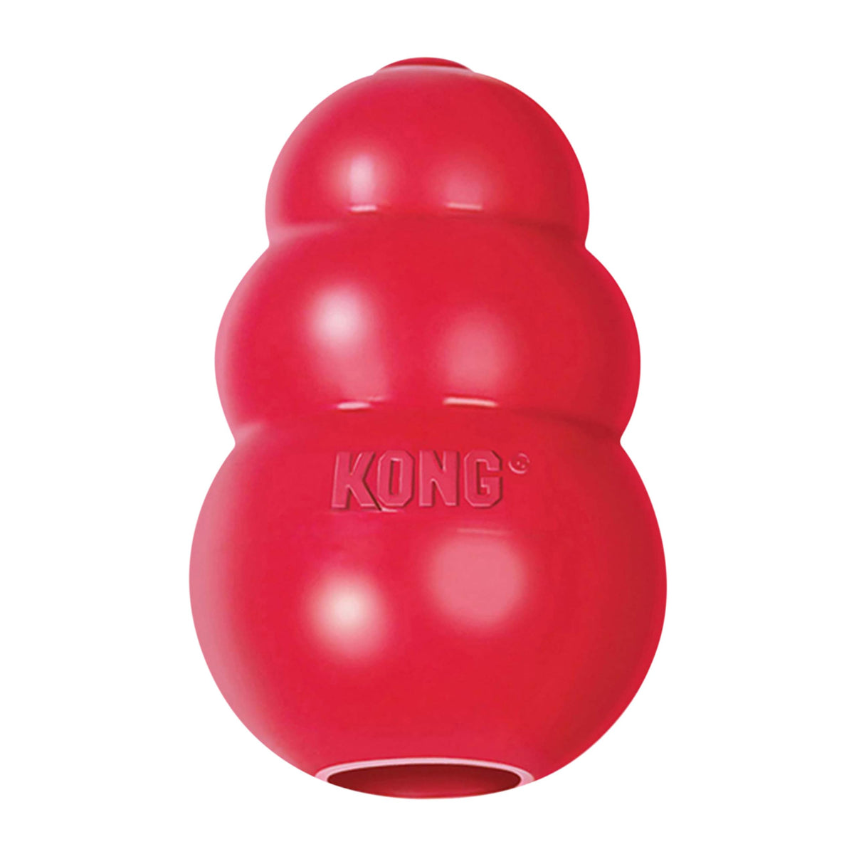 KONG Classic frontal para perros extra grandes mostrando forma resistente y durabilidad