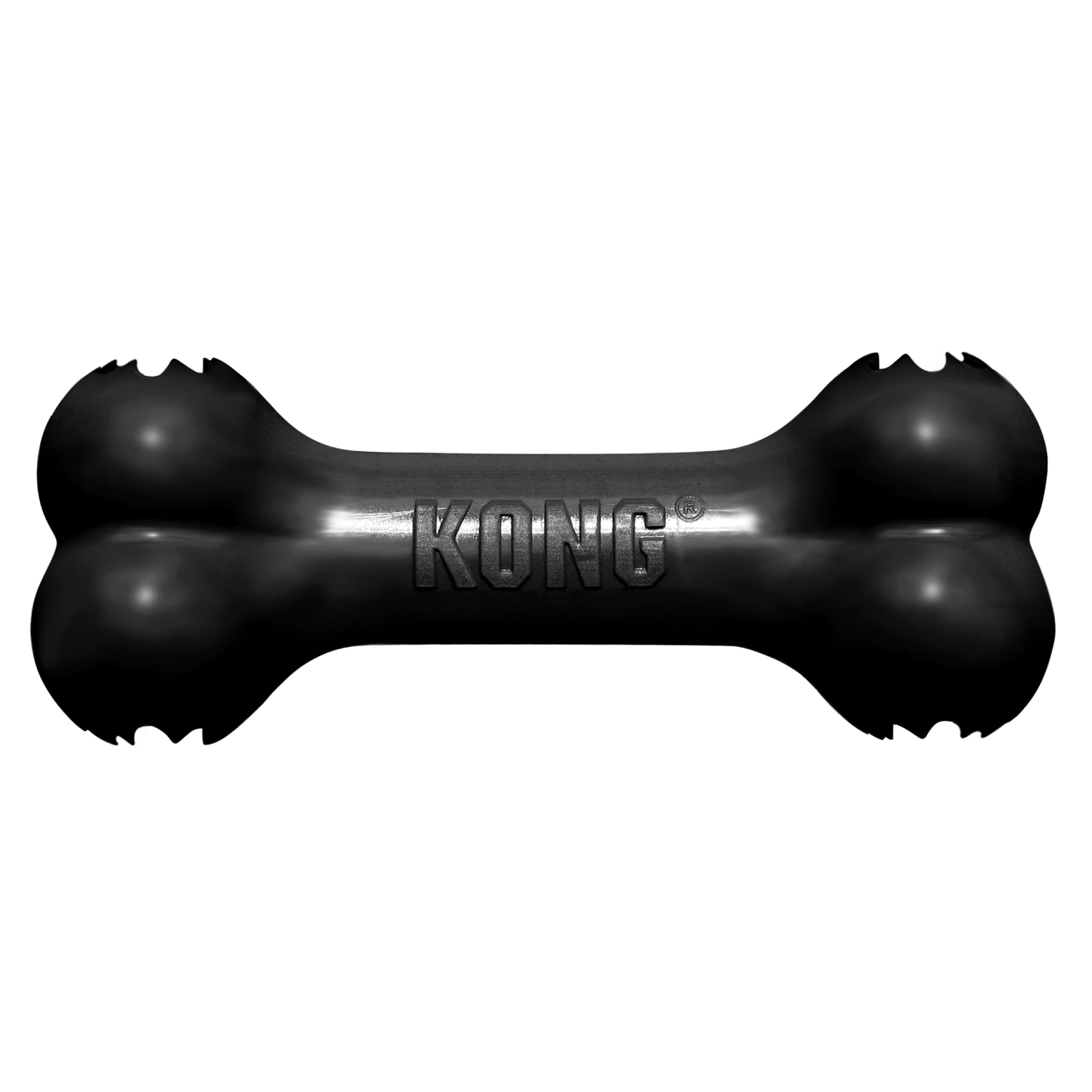 KONG Goodie Bone frontal mostrando forma y robustez, ideal para perros grandes