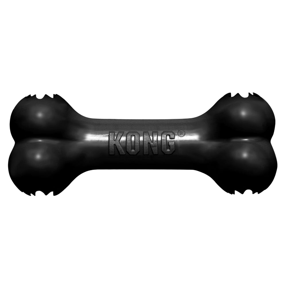 KONG Goodie Bone frontal mostrando forma y robustez, ideal para perros grandes