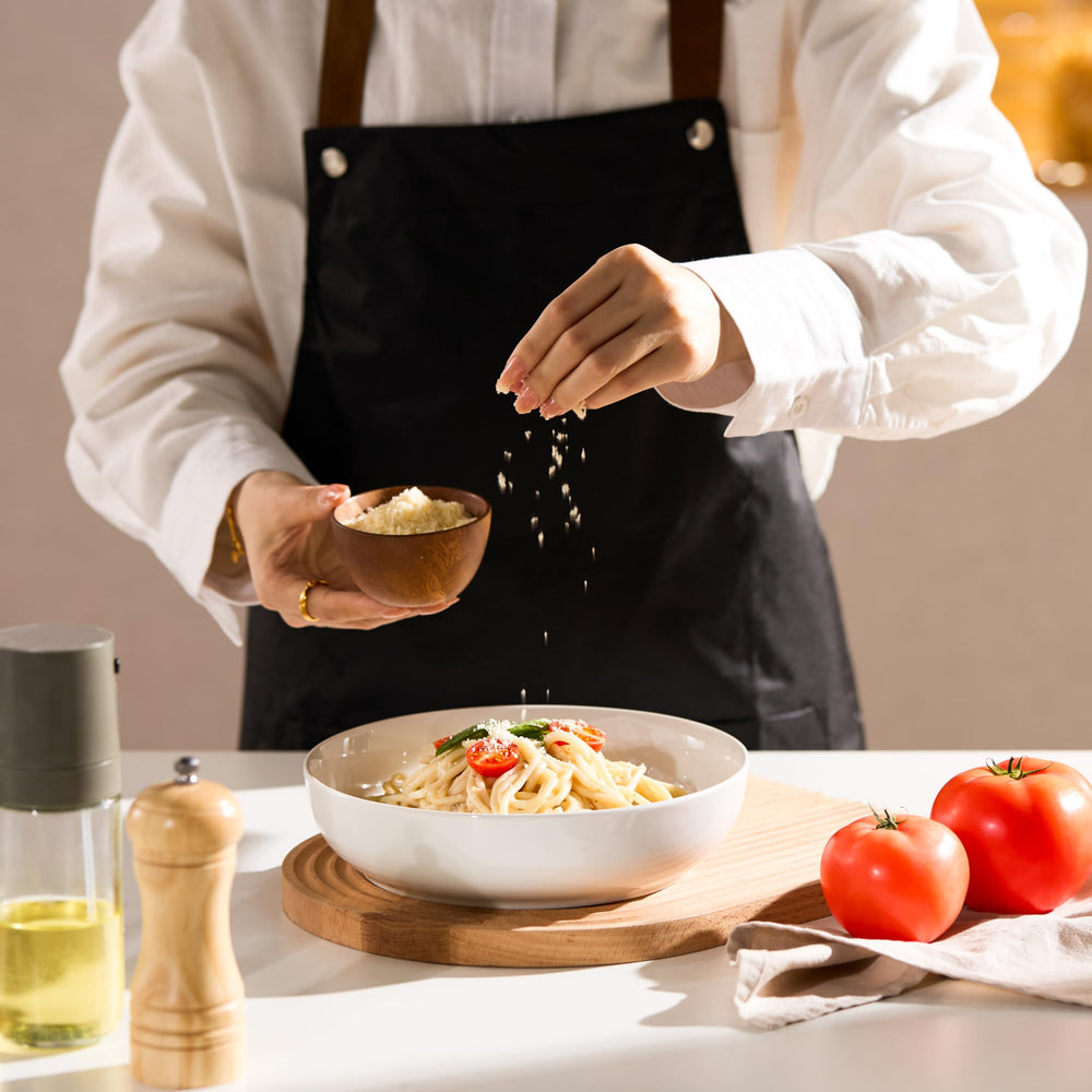 KooK bowls en uso con ensalada para visualizar porción y versatilidad
