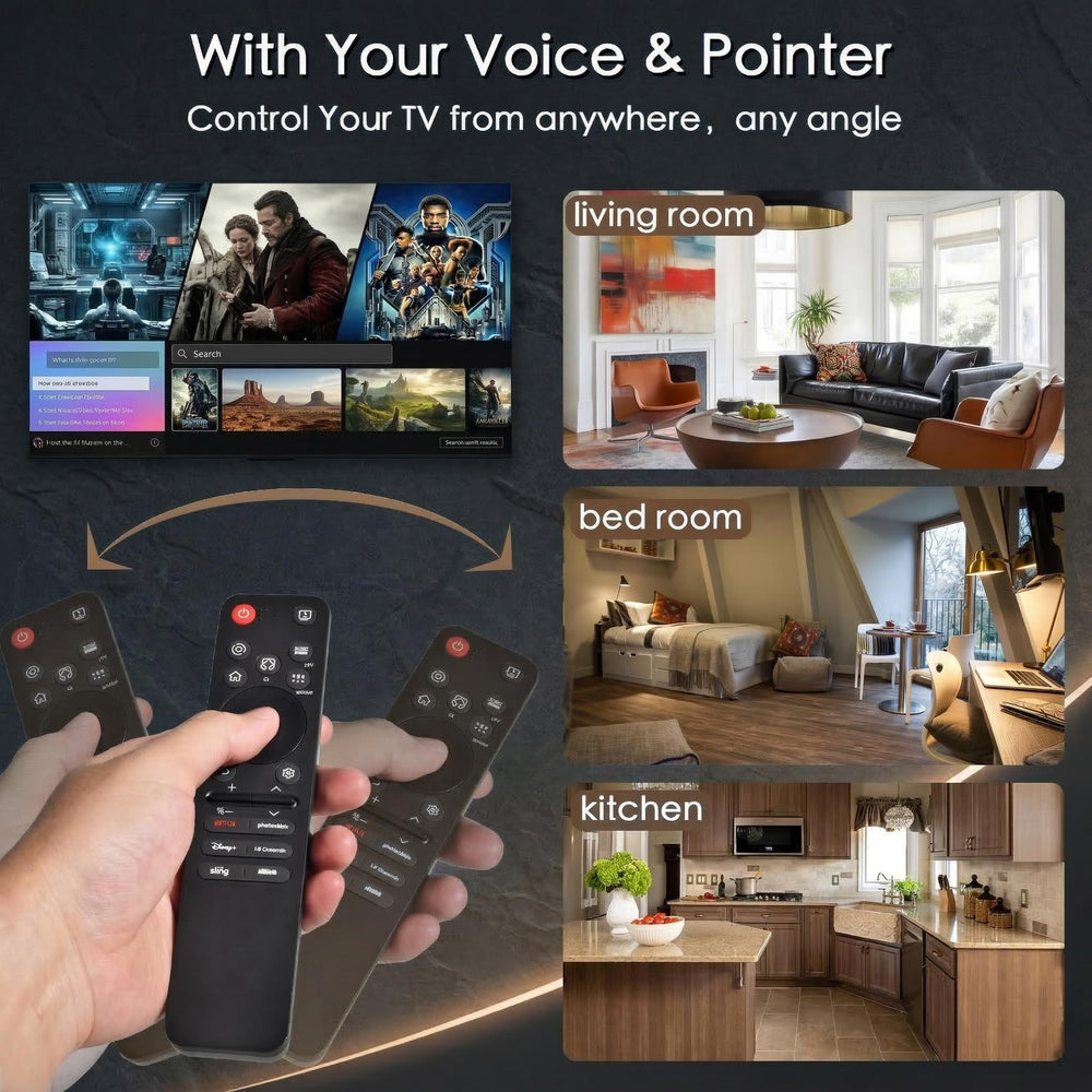 KOOMOER teclas rápidas Netflix Prime Disney+ para acceso instantáneo